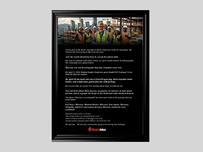 A custom RoastGift print